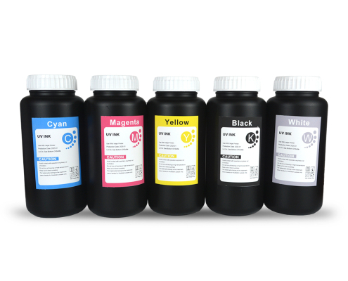 Front-view image of Agfa UV Ink compatible UV curable ink