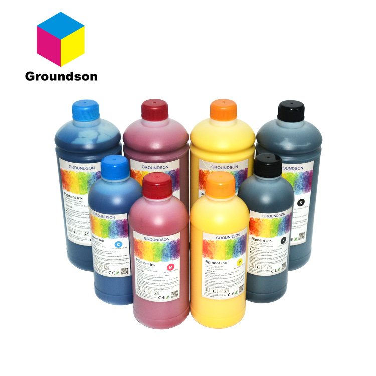 Front-view image of water based Pigment ink digital printing inks