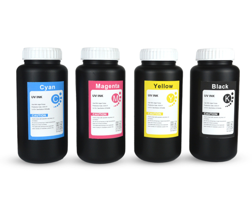 Front-view image of Agfa UV Ink compatible UV curable ink