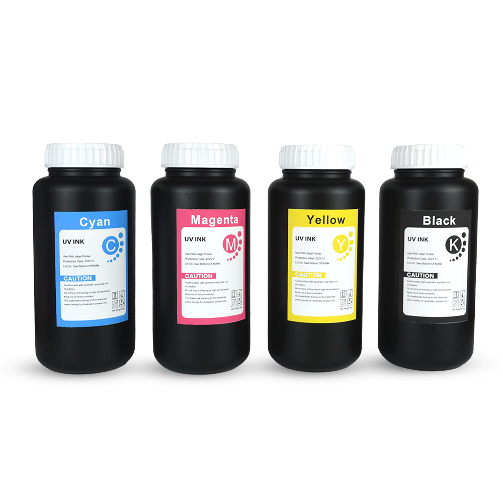 Front-view image of Agfa UV Ink compatible UV curable ink